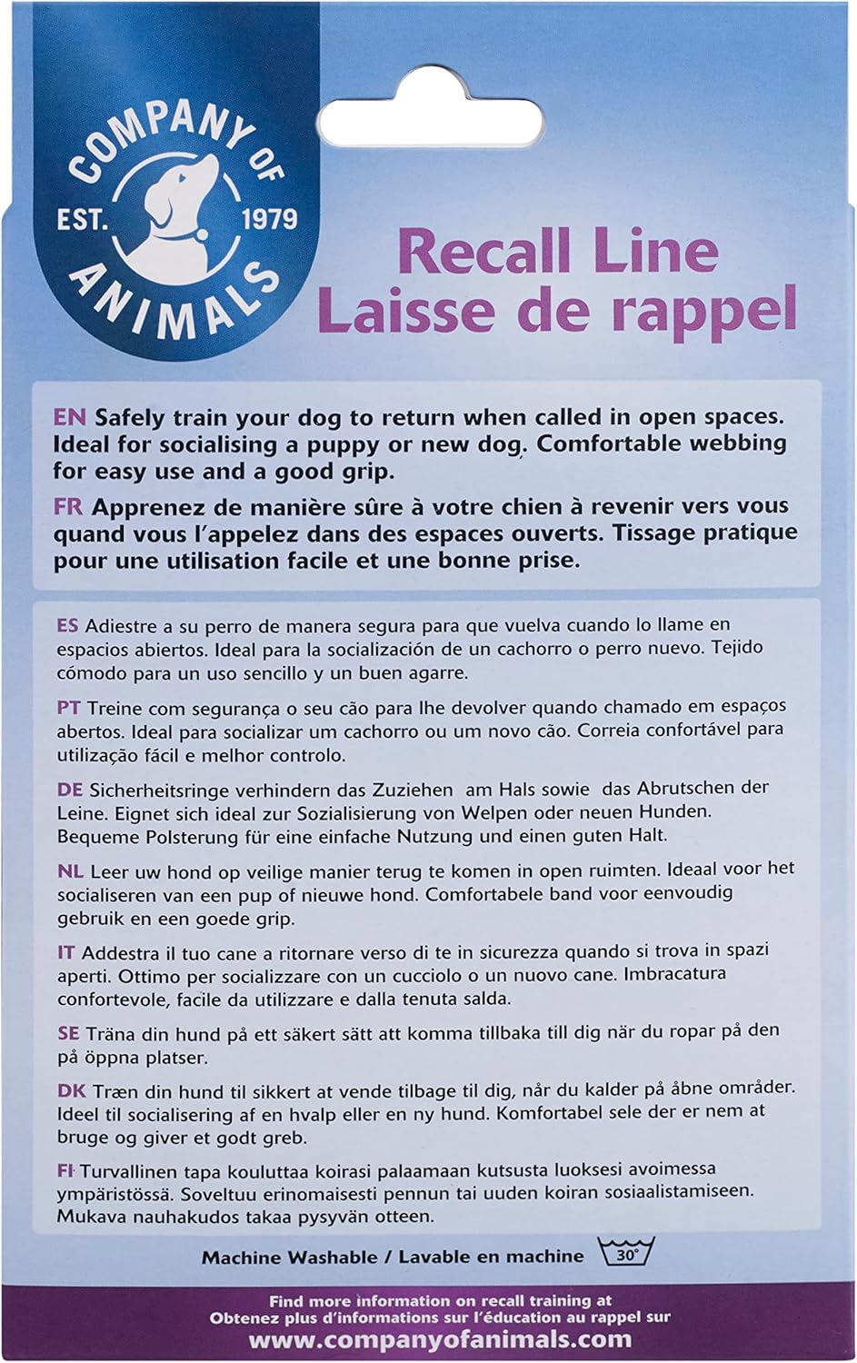 Smycz treningowa dla psa firmy Company of Animals - 10 m