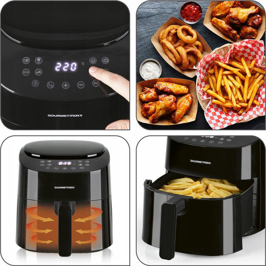 GOURMETmaxx Frytkownica na gorące powietrze Digital 4 l 1400 W