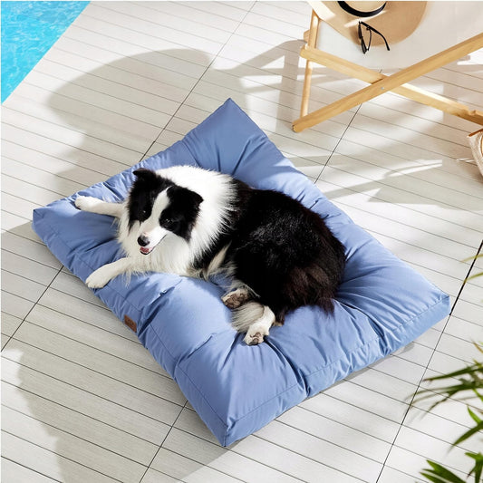 Bedsure legowisko poduszka dla psa kota niebieski 91x68cm