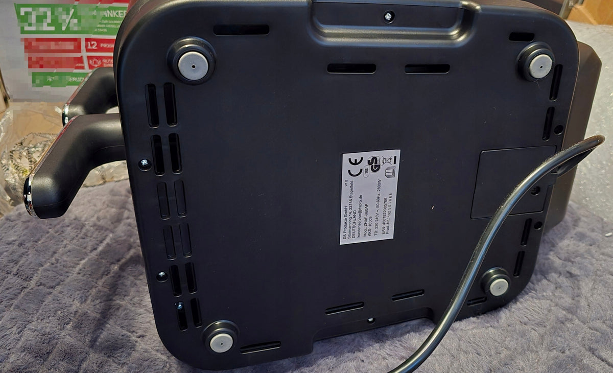 Frytkownica beztłuszczowa Gourmetmaxx 2800 W 9 l
