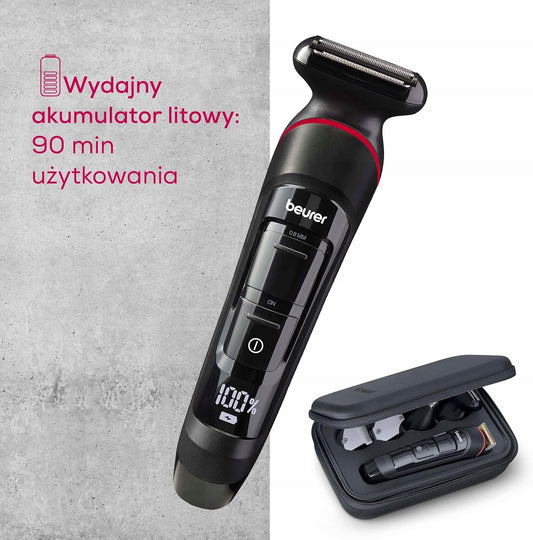 Beurer MN9X Multigroomer, do przycinania i golenia całego ciała