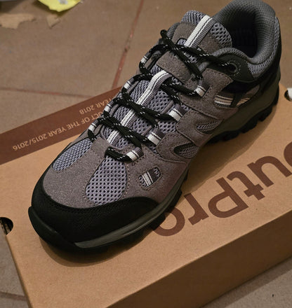 Buty trekkingowe męskie outdoorowe antypoślizgowe wygodne szare rozm. 41