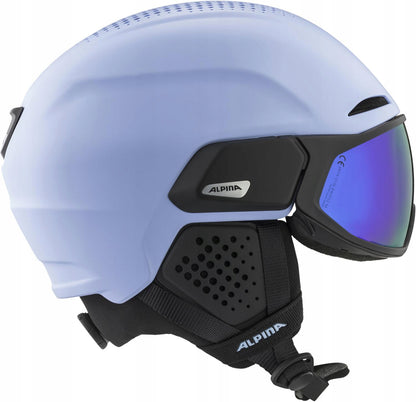 Kask narciarski Alpina Alto Q-Lite lilac/black matt 51-55 cm