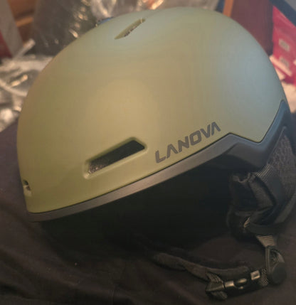 Kask narciarski olive matt 55-58 cm