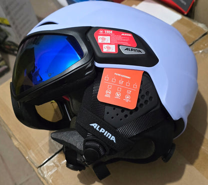 Kask narciarski Alpina Alto Q-Lite lilac/black matt 51-55 cm