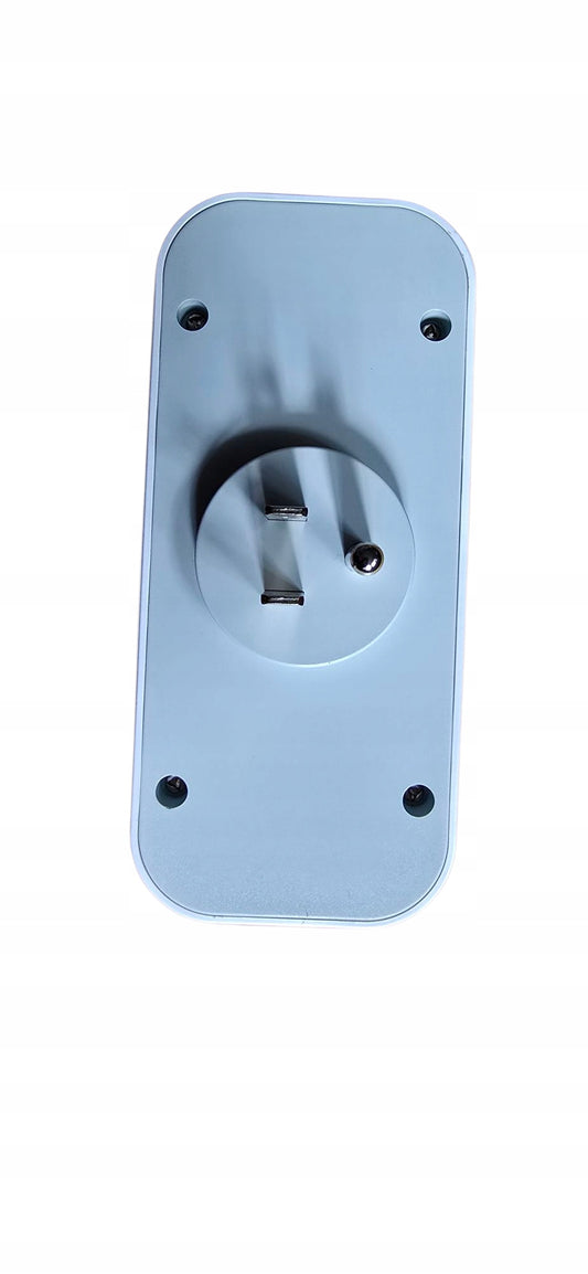 TESSAN Adapter podróżny 3x gniazdko 2x USB wtyk US