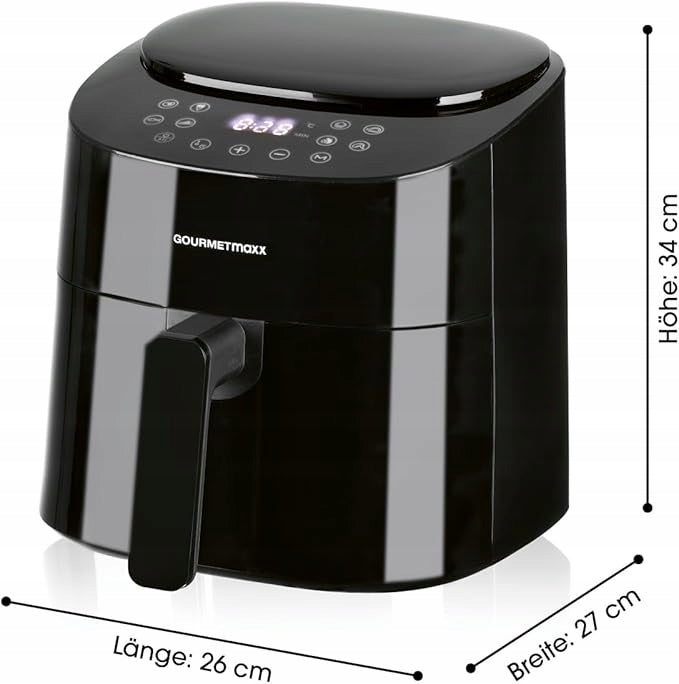 GOURMETmaxx Frytkownica na gorące powietrze Digital 4 l 1400 W
