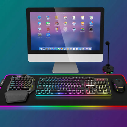 BEZPRZEWODOWA KLAWIATURA RedThunder G60 JEDNORĘCZNA GAMINGOWA RGB USB 2.4G