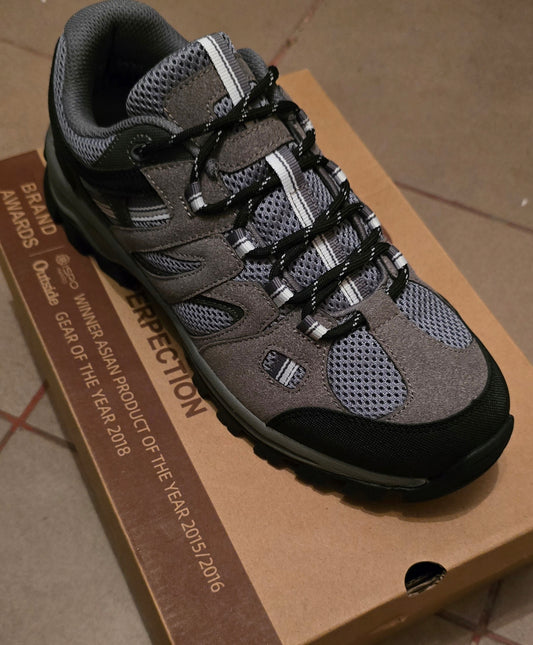 Buty trekkingowe męskie outdoorowe antypoślizgowe wygodne szare rozm. 41