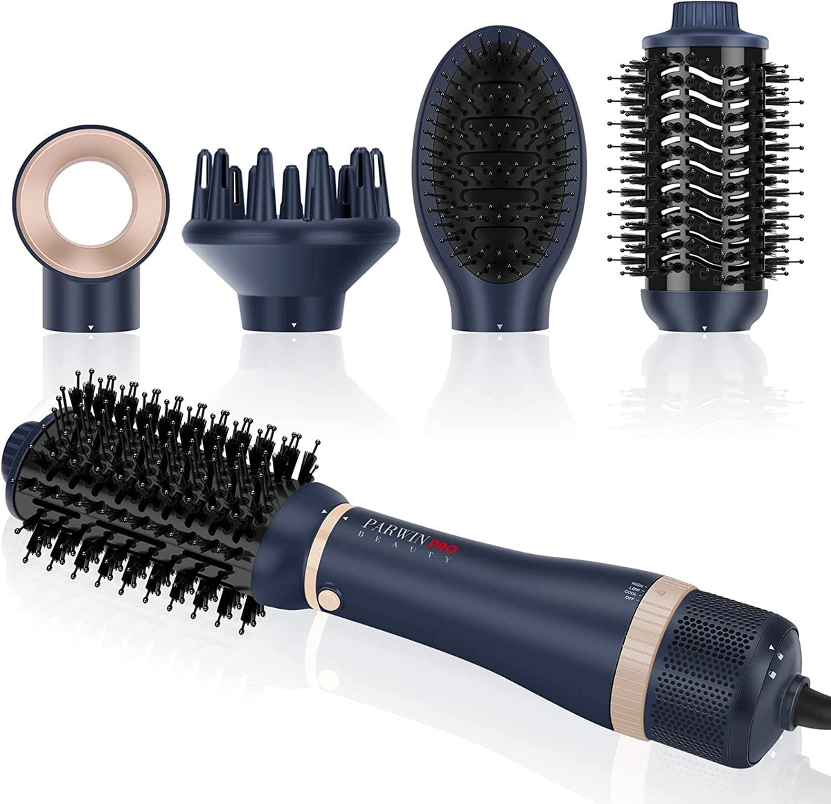 Suszarka do włosów parwin pro beauty - granatowa