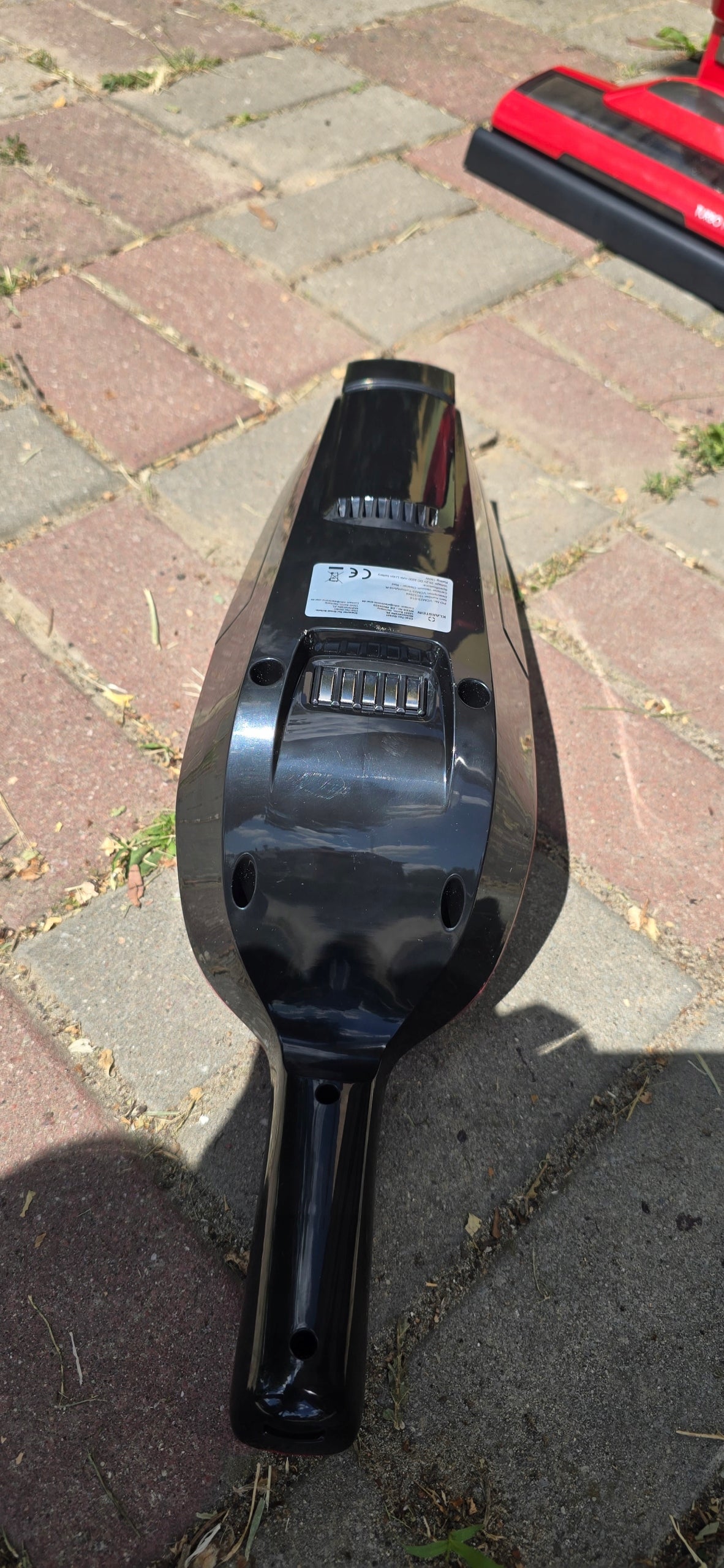 Odkurzacz pionowy Klarstein TurboHybrid czerwony