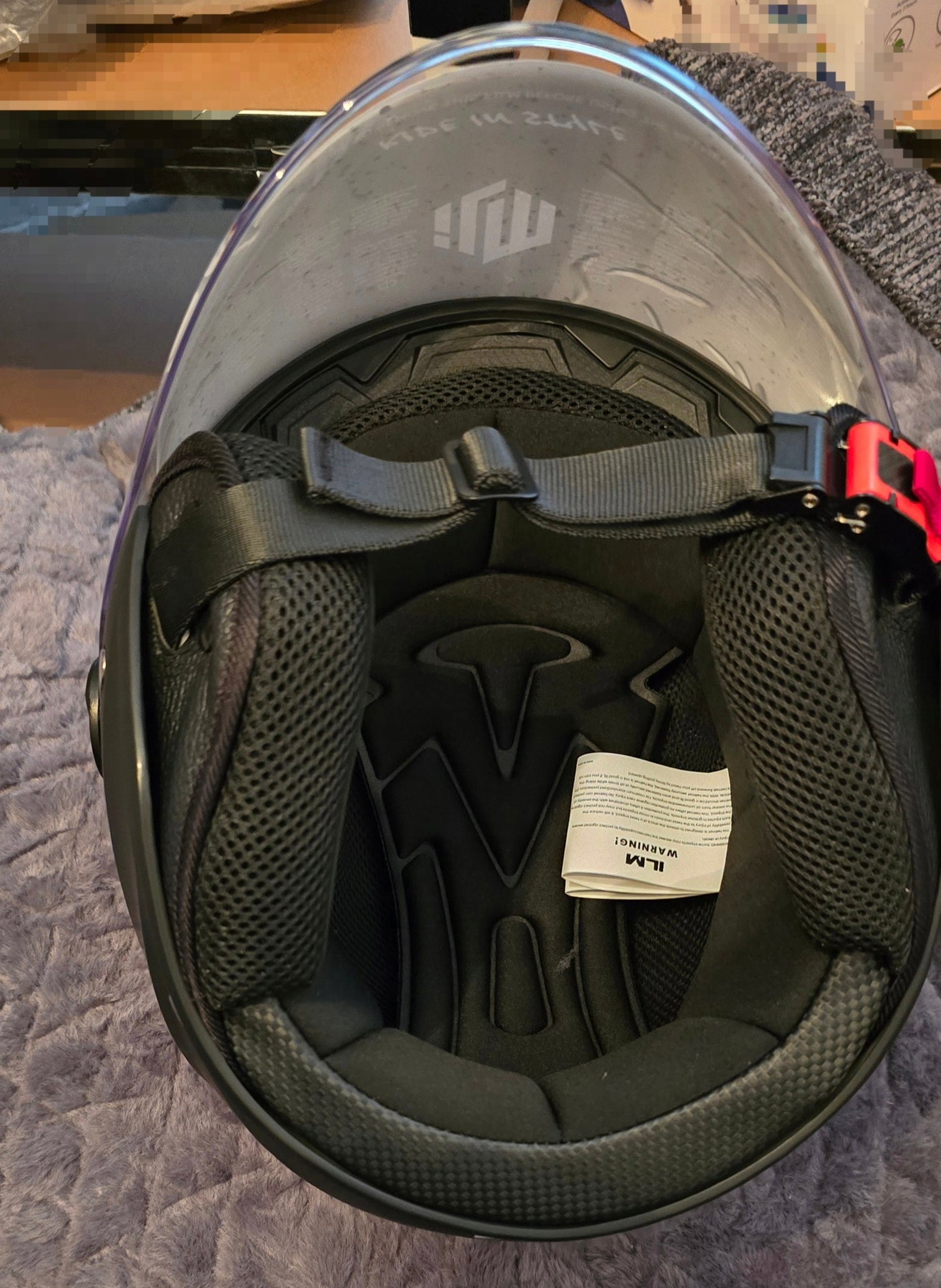 Kask Motocyklowy ILM WT-506 Jet Czarny, rozmiar L- Komfort i Bezpieczeństwo