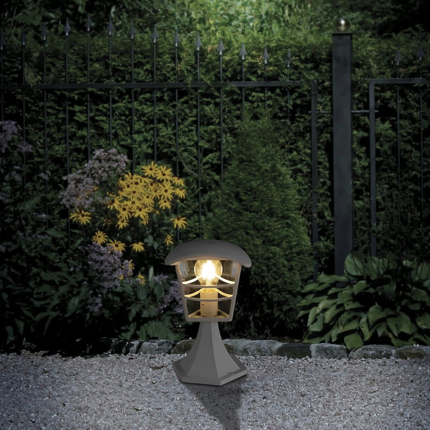 Słupek oświetleniowy INSPIRE E27 29,5 cm CZARNY