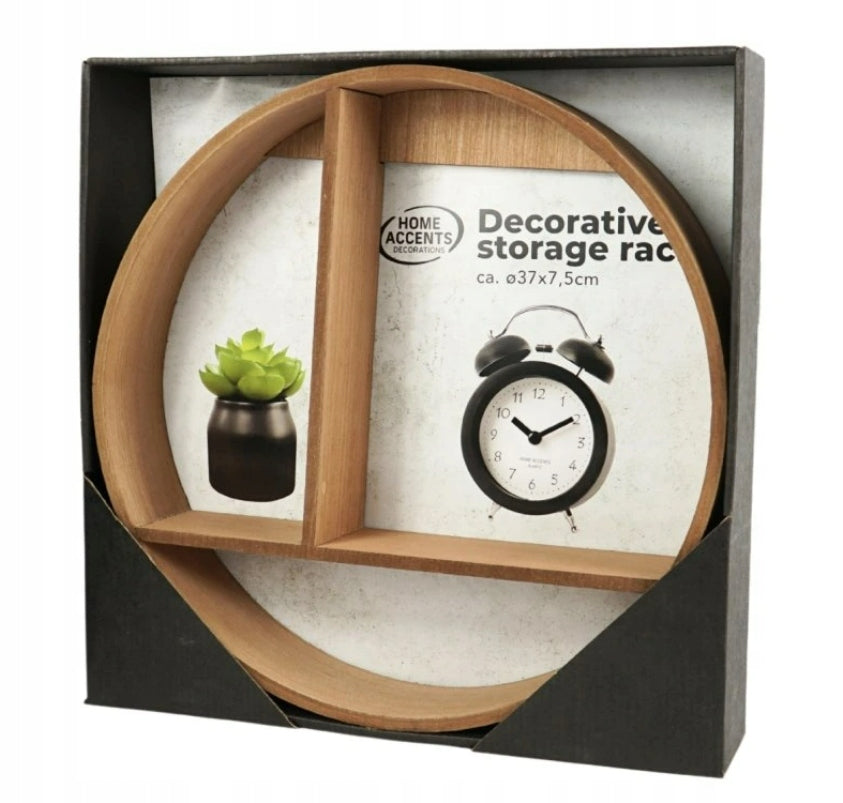 Półka płyta MDF Home Accents 37 x 7,5 cm odcienie brązu