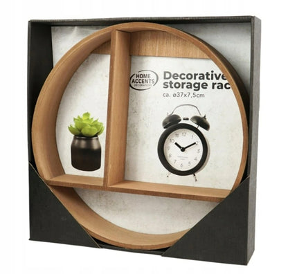 Półka płyta MDF Home Accents 37 x 7,5 cm odcienie brązu