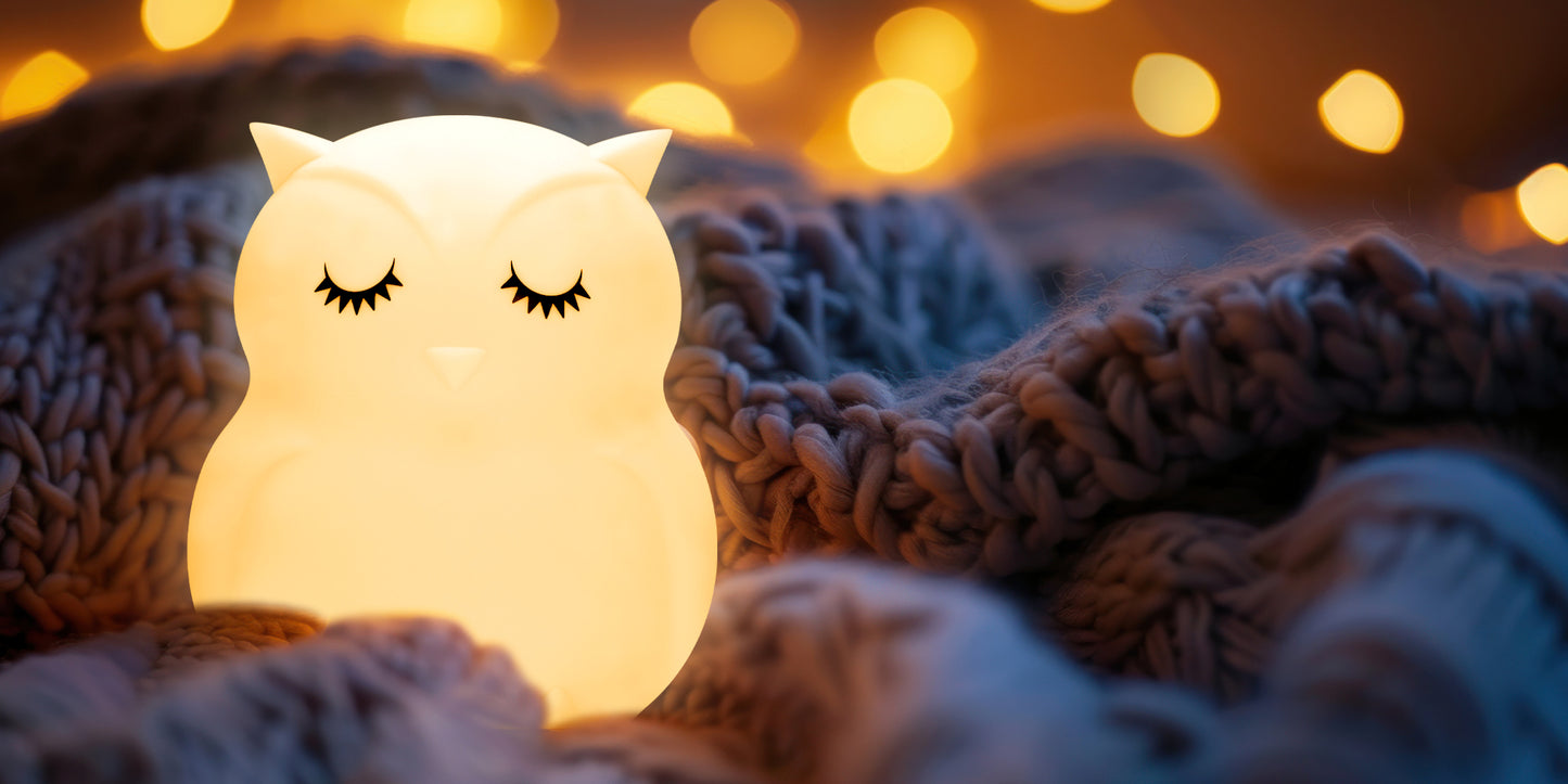 Lampka nocna Redleaf biały