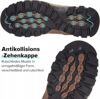 Buty trekkingowe męskie outdoorowe antypoślizgowe wygodne brąz/oliwka r. 42