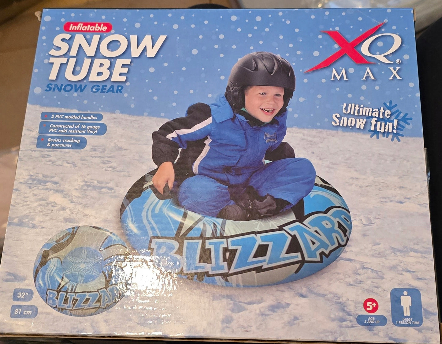 Ślizg dmuchany Snow tube 81 cm plastikowy