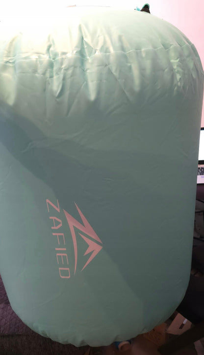 Zafied Nadmuchiwana rolka do gimnastyki z pompką rolka fitness 100 x 80 cm