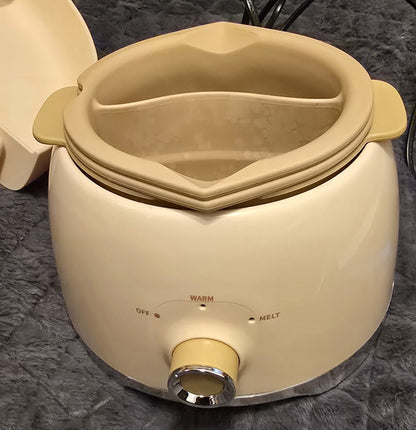 LUSHYUM FONDUE 2W1 BIAŁEJ CZARNEJ CZEKOLADY MACZANIA ELEKTRYCZNY PODGRZEWA