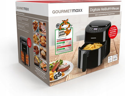 GOURMETmaxx Frytkownica na gorące powietrze Digital 4 l 1400 W