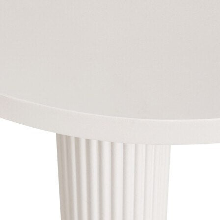 Stolik kawowy Design okrągły 70 x 70 x 35cm kaszmir